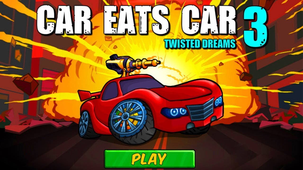 Игры гонки машина ест машину