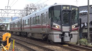 【4K】JR七尾線　普通列車521系電車　ｻﾜU03編成　良川駅発車