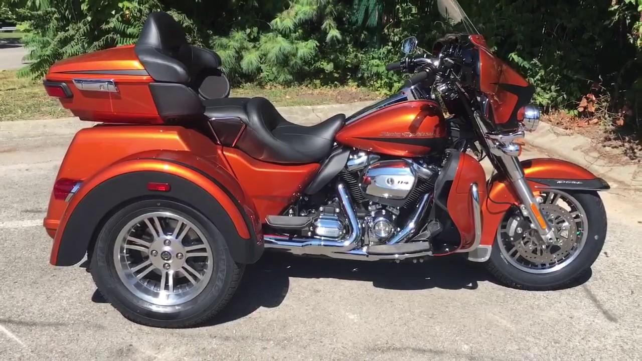  2019  Harley  Davidson   FLHTCUTG Tri  Glide   Ultra Orange 