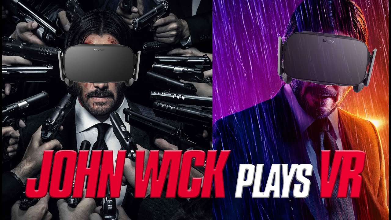 JOHN WICK PLAYS VR! EPIC Blade and sorcery john wick gun mod blades