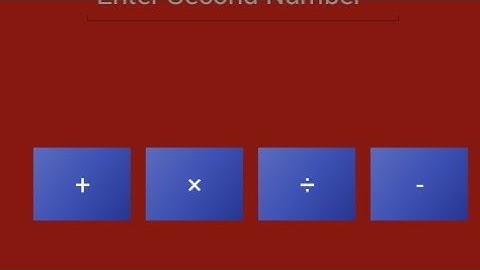 How create Calculator App Android Studio /Aide java