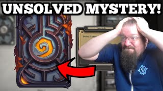 Hearthstone has an unsolved mystery that nobody can solve!