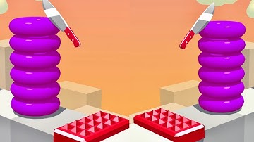 New Update 🌈🔗🌈Slice It All! New Levels All Levels Walkthrough Mobile Gameplay Android, iOS