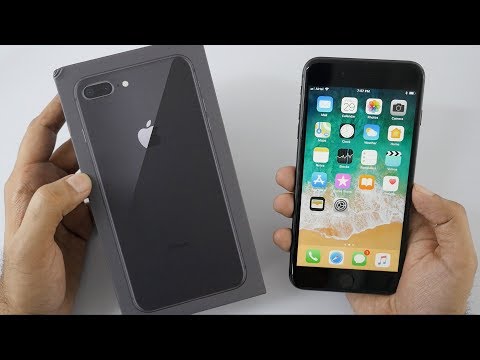 iPhone 8 Plus Unboxing  amp  Hands On Overview  Indian Retail Unit 