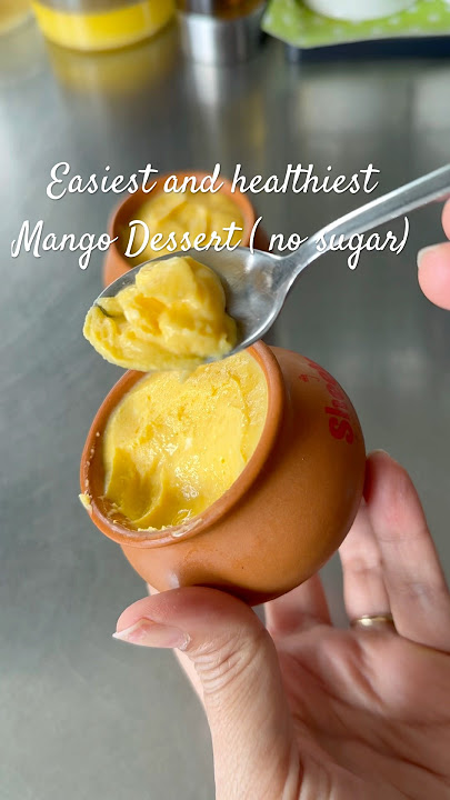 Healthiest Mango Icecream ( No Sugar) #healthydessert #mangoicecream