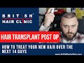 Hair transplant aftercare instructions  the british hair clinic uk