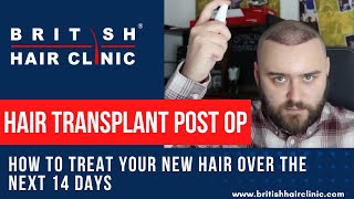 Hair Transplant Aftercare Instructions - The British Hair Clinic UK