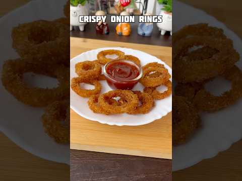 Crispy onion rings recipe #shorts #recipe #onion #snacks #onionrings #trending #shortsfeed #viral