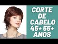 CORTE DE CABELO MODERNO FEMININO 45+ 55+ ANOS - DICAS PARA CORTAR O CABELO SOZINHA - MODA MODA