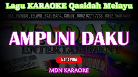 Karaoke AMPUNI DAKU Qasidah Melayu (Nada Pria) KN7000 @MADANI.Keyboard