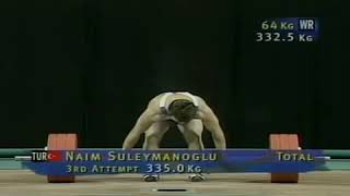 Naim süleymanoğlu 1996 dünya rekoru
