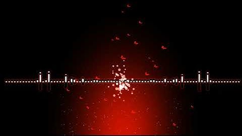 Heart red visualizer black screen | Heart template for Kinemaster | green screen|black tech template