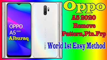 Oppo A5 2020 Pattern,Pin Remove With Ufi Box World 1st Easy Method