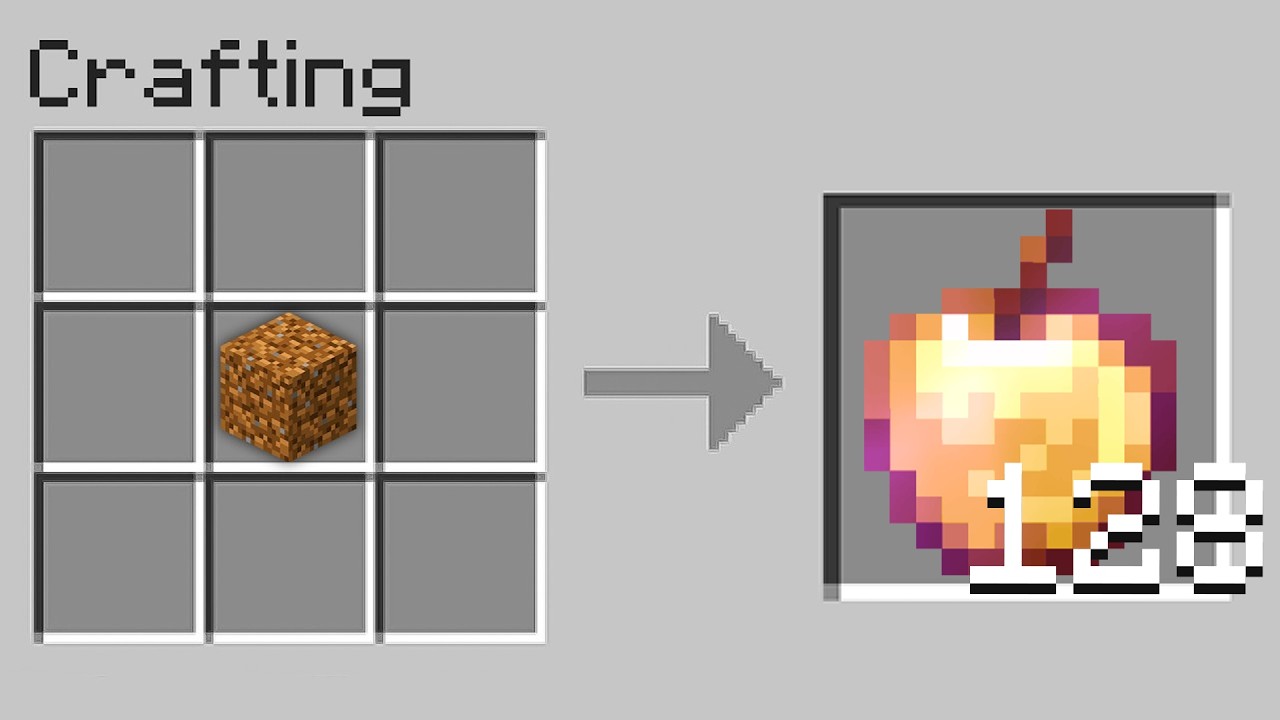Minecraft, But Dirt Give OP Items..