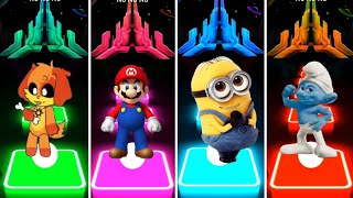 Dog day poppy vs Mario Bros vs minion vs Smurs WHO is nice 