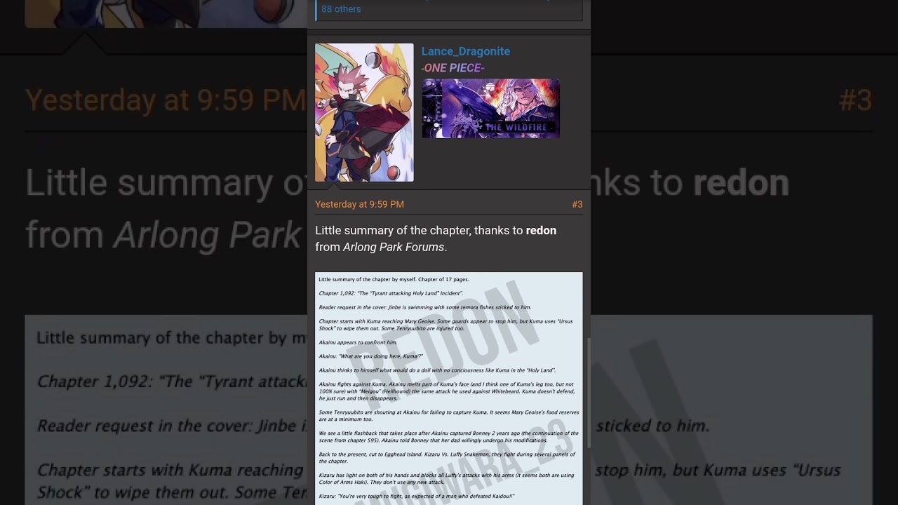 one piece chapter 1092 