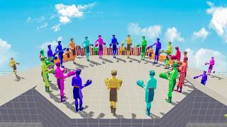 Battle Royale On The Simulation MAP | Totally Accurate Battle Simulator-TABS