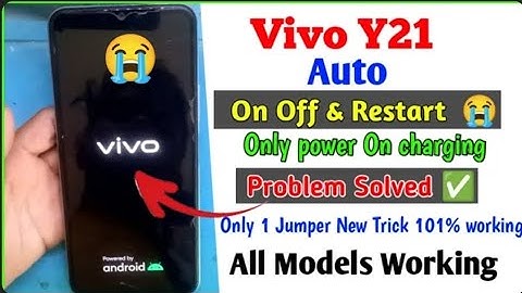 Vivo Y21 Auto On Off Problem || Vivo y21 auto restart || Vivo y21 automatic switch...