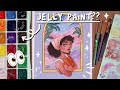 Trying out Jelly Gouache Paints ✨ & talking about doing art full time