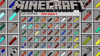 Minecraft: Amazing LUCKY TNT MOD (30+ DYNAMITES EXPLOSIVE) TOO MUCH MORE DYNAMITES Part 1