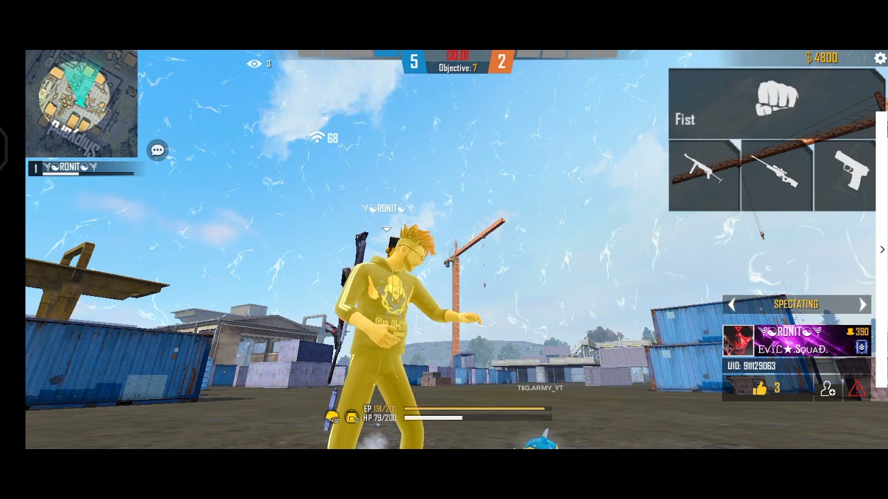 Ronit vs deep FF yt in free fire - YouTube