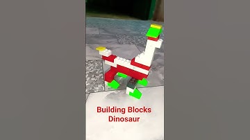 Building Blocks Dinosaur #cartoonvideo #craftidea #blockslego #buildingblocks #craft #blockslego
