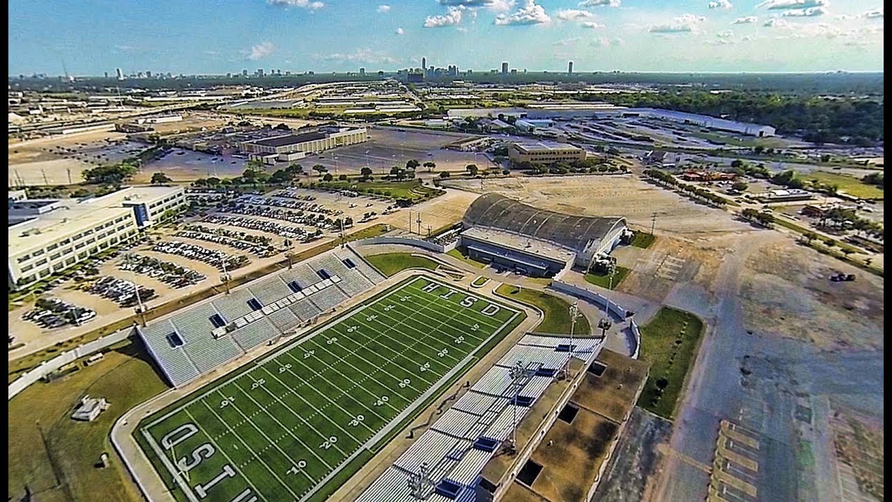 Drone HISD Delmar Stadium Delmar Dyer Sports Complex 2013 YouTube
