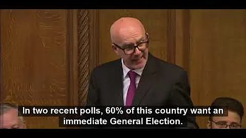 PMQs: Matt Western MP Tells the Prime Minister It's Time for a General Election