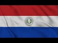 Paraguay Flag Waving 4K 🇵🇾 | National Flag Animation
