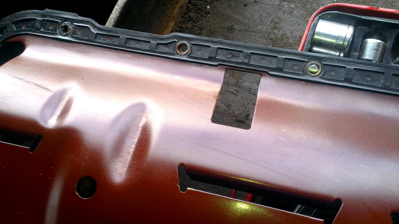 Замена прокладки поддона картера на Эсперо - YouTube