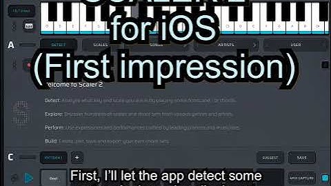 Scaler 2 for iOS - First impression (NOT A TUTORIAL) + demo (Korg Module