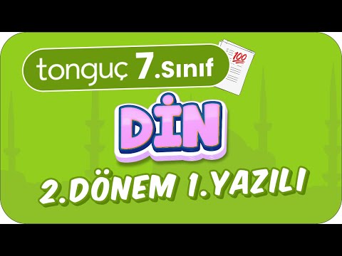 7.Sınıf Din 2.Dönem 1.Yazılıya Hazırlık 📑 #2024