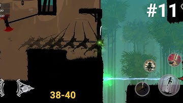Ninja Arashi 2 - Gameplay Walkthrough Part 11 levels 38-40 | without dying