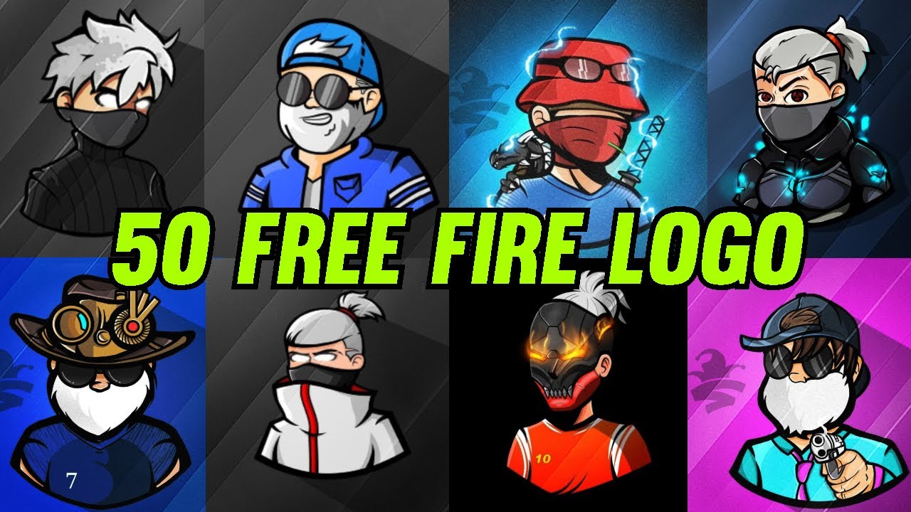 FREE FIRE MASCOT LOGO PACK BAGI BAGI LOGO MASKOT FF MENTAHAN LOGO FREE FIRE PART 1 YouTube