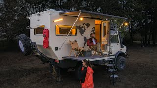 CAMPING WITH A FULLY EQUIPPED OFF-ROAD CAMPER VAN