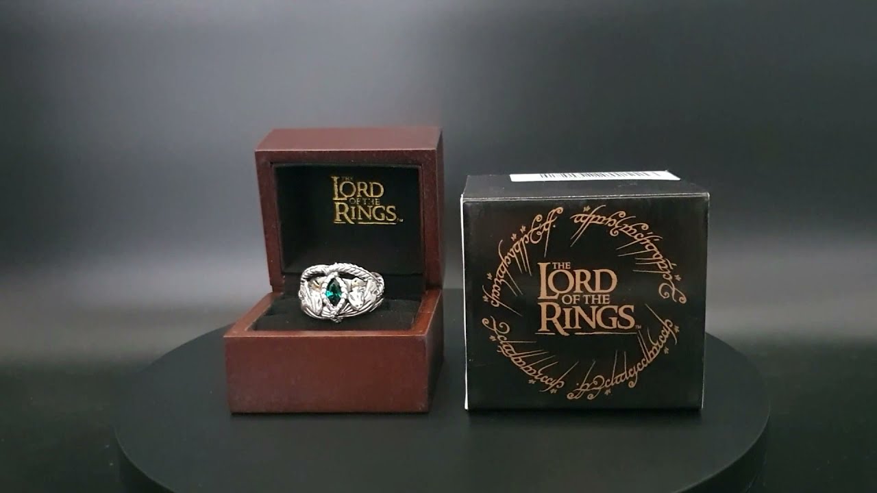 Aragorn's Ring of Barahir - Lord of the Rings Silver Fan Ring - Chronicle  Collectibles
