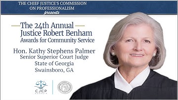 Judge Kathy Stephens Palmer Judicial District 8 CSA24 Award Recipient