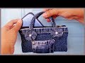 DIY Easy Mini Handbag Phone Case/Purse from Old Jeans(NO SEW)