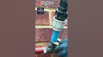 Remember this tip! How  I connect a PVC pipe to a Metal FITTING? #shorts #fypシ #asmr #youtubeshorts