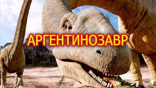 Аргентинозавр. Возможно, самый огромный динозавр в истории планеты. Видео о динозавре