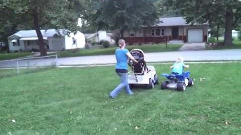 Playing aroung with the Swamp Buggy Stroller!
