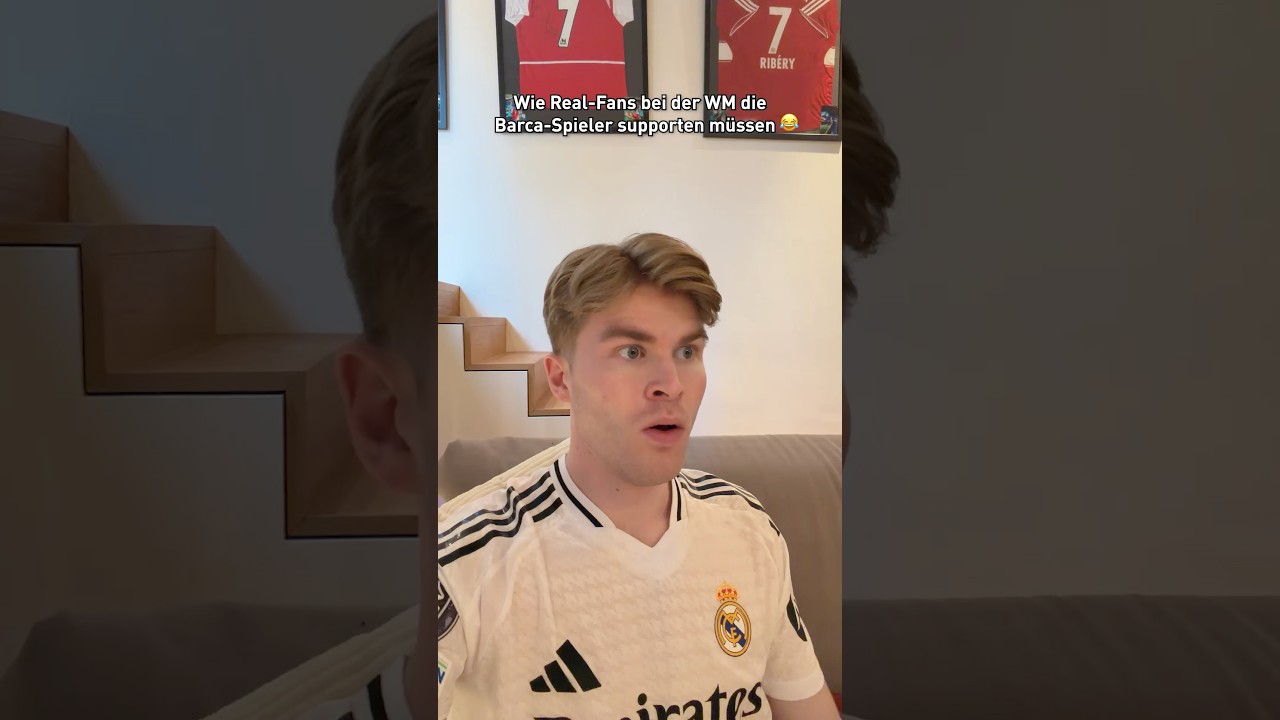 Wie Real-Fans bei der WM die Barca-Spieler supporten müssen 😂￼