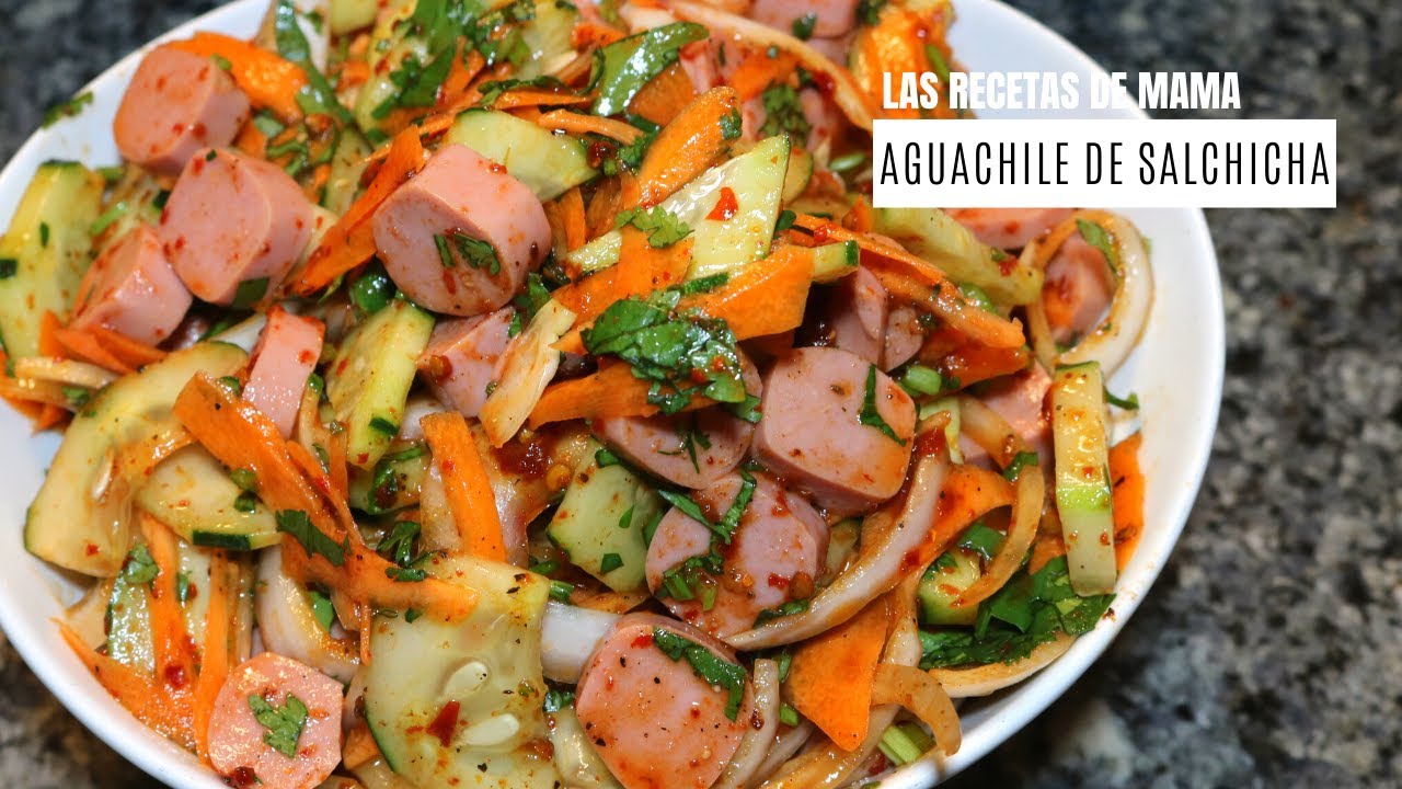 Aguachile de Salchicha con Chipotle || Las Recetas de Mama - YouTube