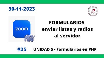 PROGRAMACIÓN EN PHP - CLASE #25 [30/11/2023] - Mayor Buratovich / Pellegrini