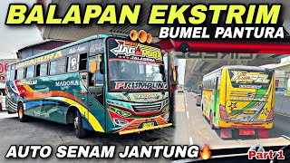 Auto Senam Jantung 😱 Balapan Ekstrim Bumel Pantura , Full Klakson Kapal 🔥 | trip MADONA “ Jagapura “