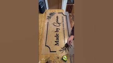 Let’s Create: Business Logo Sign | Glowforge #customsigns #glowforge #glowforgemade #lasercutting