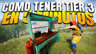 COMO CONSEGUIR TIER 3 en 5 MINUTOS - RUST - Gameplay español