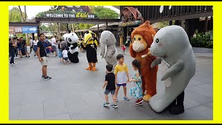 Singapore Zoo Animal Mascot Dance
