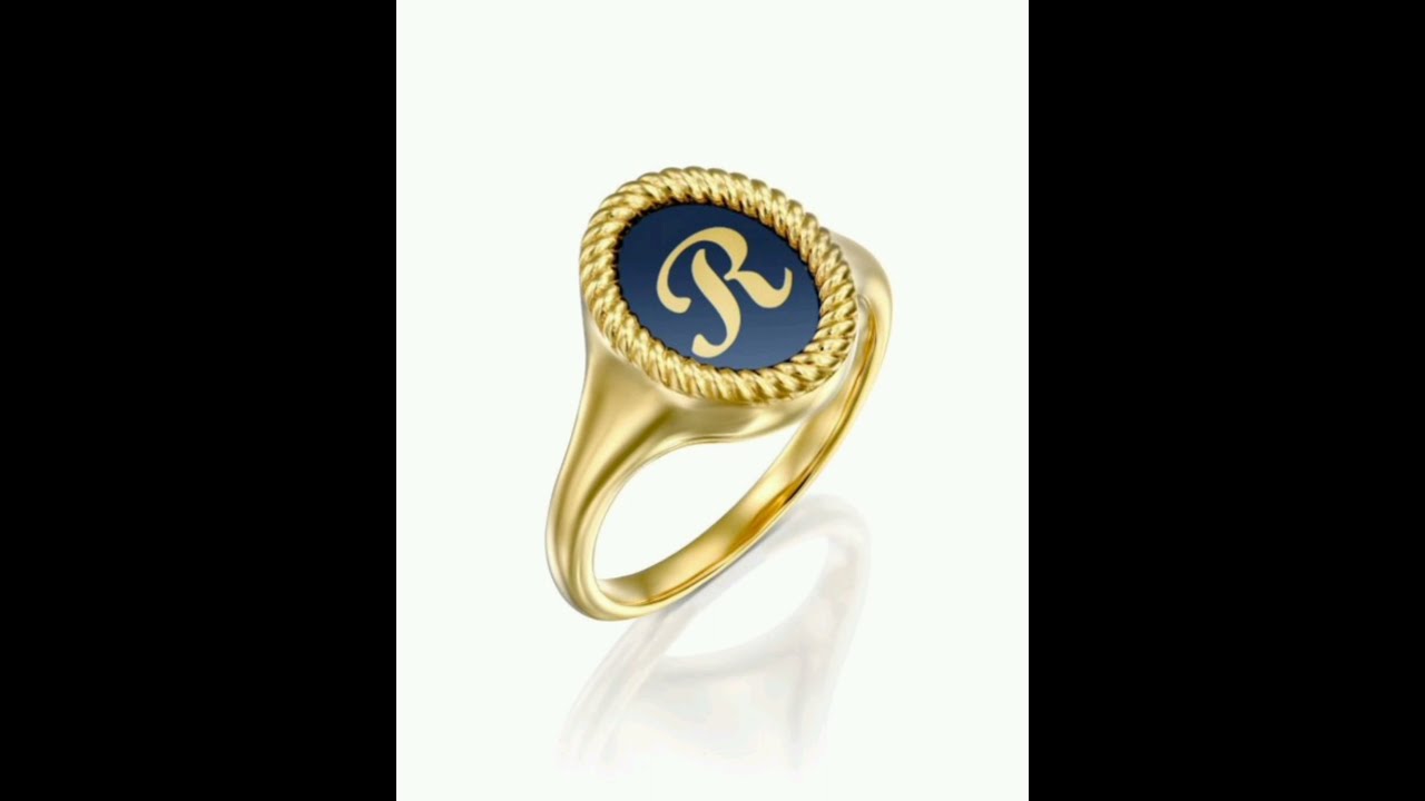 GioiaPura Gold ring with letter S with zircon from Brand GioiaPura -  Italianisa