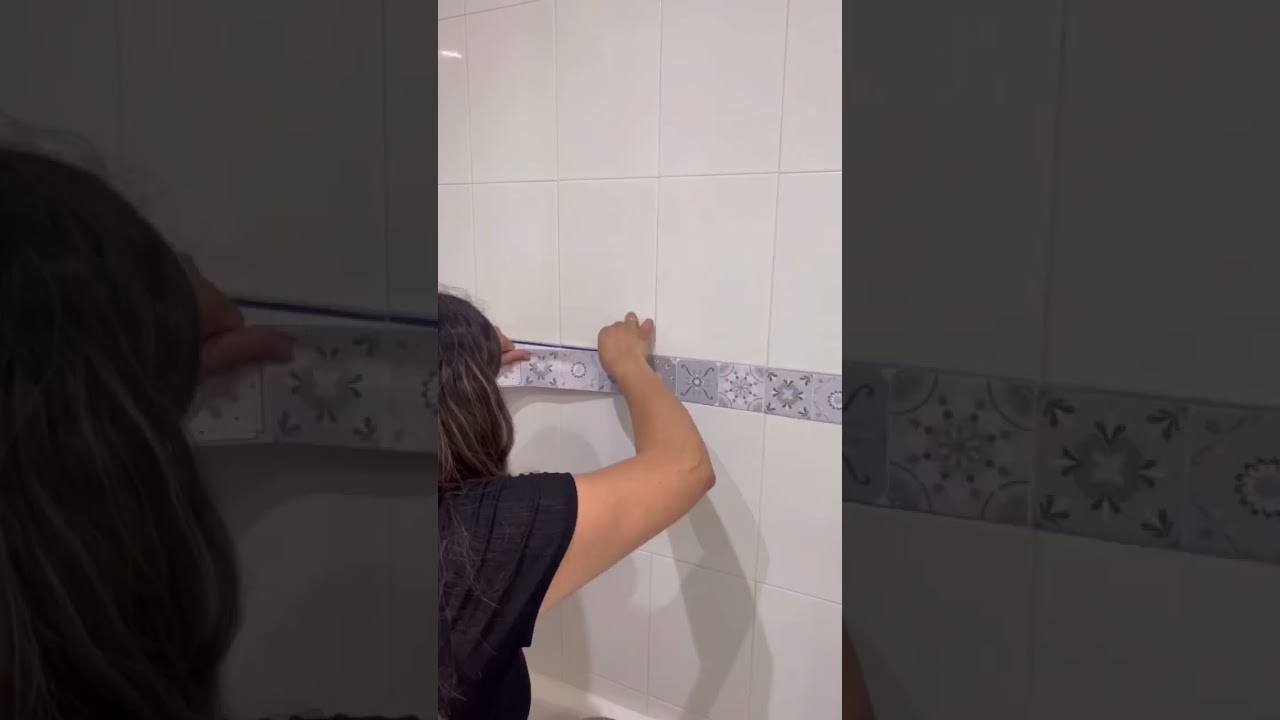 Cenefas adhesivas para baños